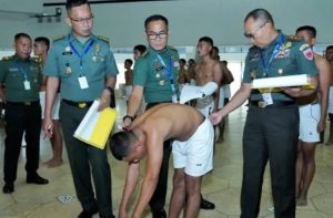 Pangdam XIV Hasanuddin Pimpin Sidang Parade Penerimaan Calon Tamtama PK TNI AD Gel.I TA 2025