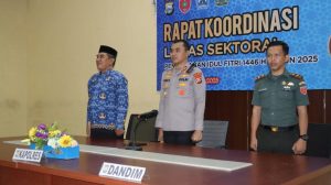 Kesiapan Operasional Ketupat, Kapolres Bantaeng Pimpin Rapat Lintas Sektoral