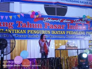 Hut Ke 10 Pasar Induk Laucih Kota Medan, Nismahwati Boru Singarimbun Resmi Dilantik Sebagai Ketua Pedagang Pasar