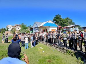 Ratusan Personel Polres Bantaeng Dikerahkan Amankan Proses Eksekusi Sebidang Tanah