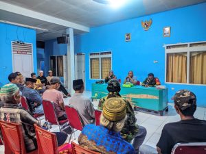 Satgas TMMD Ke-124 Kodim 1410/Bantaeng Laksanakan Komsos Bersama Masyarakat Desa Barua