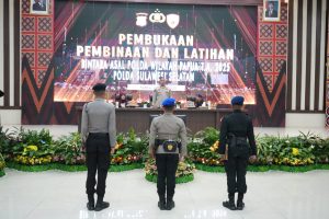 Polda Sulsel Resmi Buka Binlat Bintara Remaja Asal Polda Papua