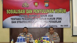 Bidkum Polda Sulsel Gelar Sosialisasi Dan Penyuluhan Hukum di Polres Bantaeng