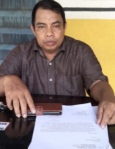 Ukuran Tanah Nyebrang, Pihak Termohon Konstantering Layangkan Permohonan Pengukuran Pengembalian Batas Lahan di BPN Bantaeng