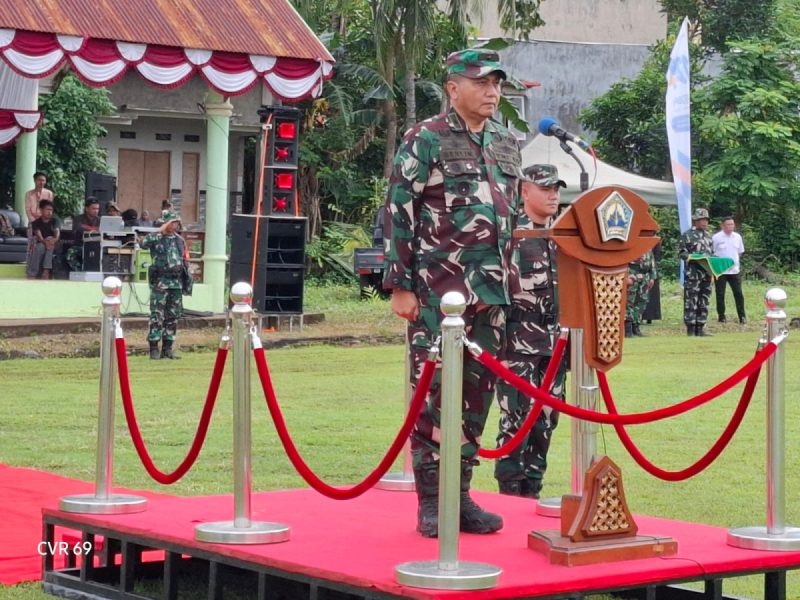 Irdam XIV/Hasanuddin Resmi Tutup TMMD Ke-124 Kodim 1410/Bantaeng dan Resmikan Embung Desa Barua