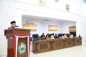 Ketua DPRD Bantaeng Pimpin Rapat Pandangan Umum Fraksi Atas Ranperda Perubahan APBD