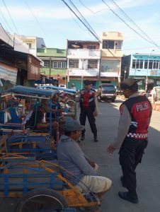 Patroli Sat Samapta, Sampaikan Himbauan Kamtibmas di Kawasan Pasar Sentral Bantaeng