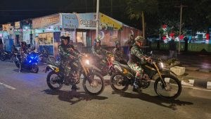 Malam Minggu Aman Bersama TNI dan Komduk di Bantaeng
