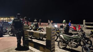 Malam Aman, Rakyat Nyaman: Kodim 1410/Bantaeng Gelar Patroli Bersama Komduk