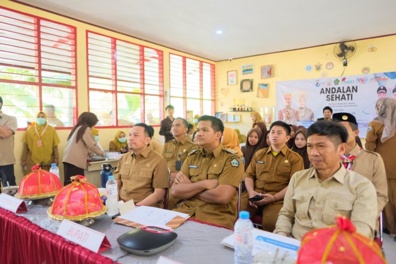Dukung Program ANDALAN SEHATI, Bupati Bantaeng Hadiri Skrining Kesehatan di SMA Negeri 1 Bantaeng